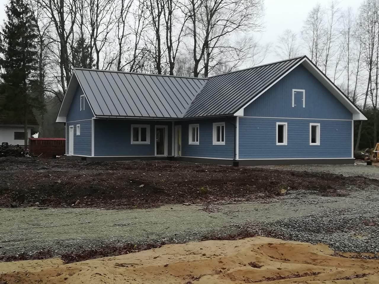 Elementmaja – Estonia Harjumaa EM141 40 degrees roof
